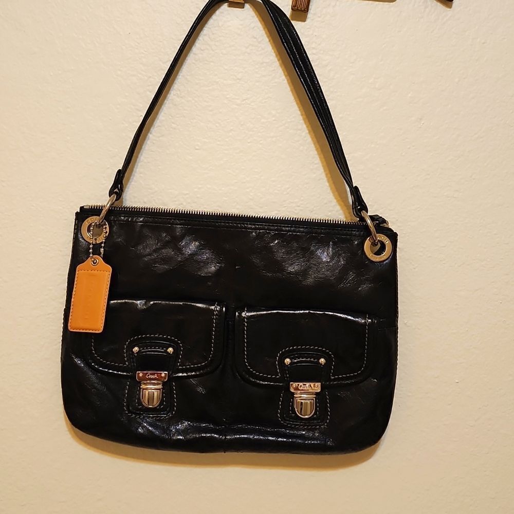 - Coach Legacy Signature Shoulder Handbag B1293-18996